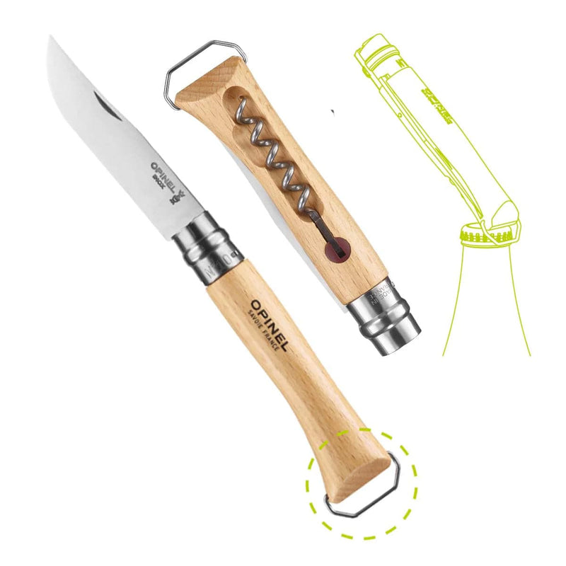 Load image into Gallery viewer, Opinel No. 10 Corkscrew &amp; Bottle Opener Knife
