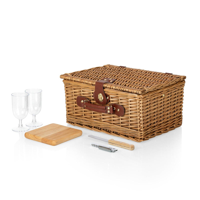 Load image into Gallery viewer, Classic Wine &amp; Cheese Picnic Basket by Picnic Time Family of Brands
