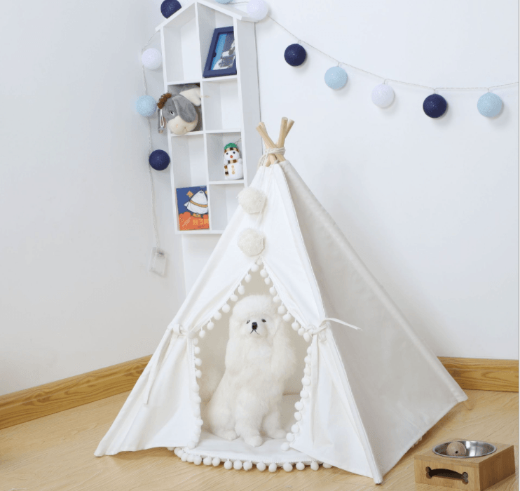 Load image into Gallery viewer, Cozy Haven Pet Teepee: A Stylish Retreat For Your Furry Friend by Dog Hugs Cat
