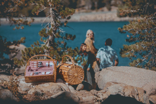 Barrel Picnic Basket by Picnic Time Family of Brands