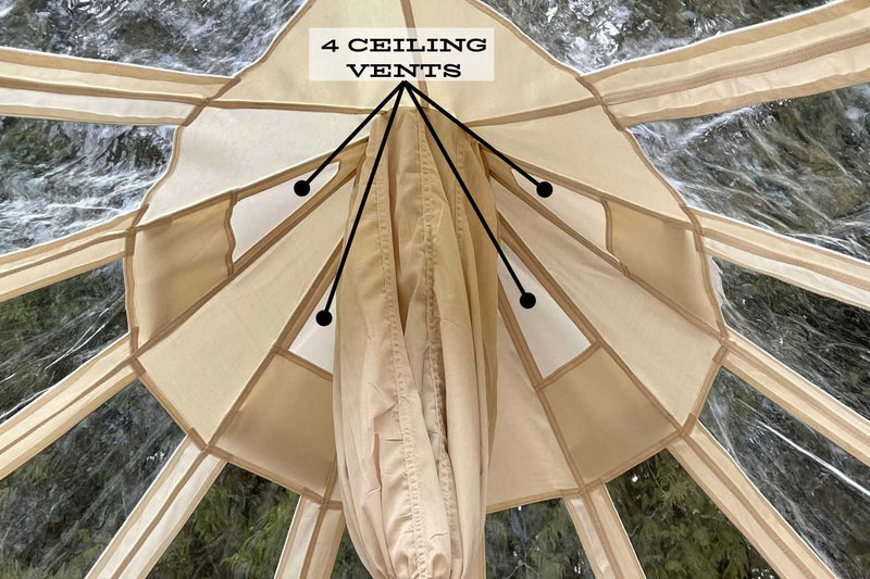 Load image into Gallery viewer, Life inTents 13&#39; (4M) Stella™ Stargazing Canvas Tent
