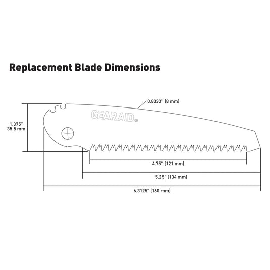 Gear Aid SKARA Camp Saw with Sheath