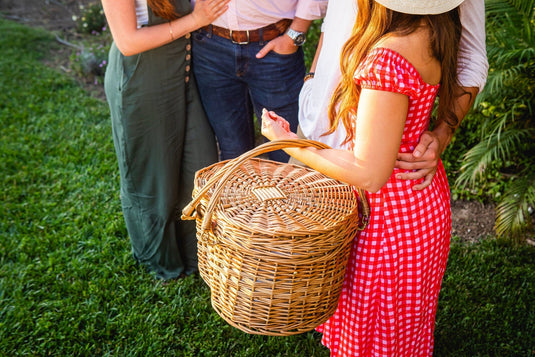 Heart Picnic Basket by Picnic Time Family of Brands