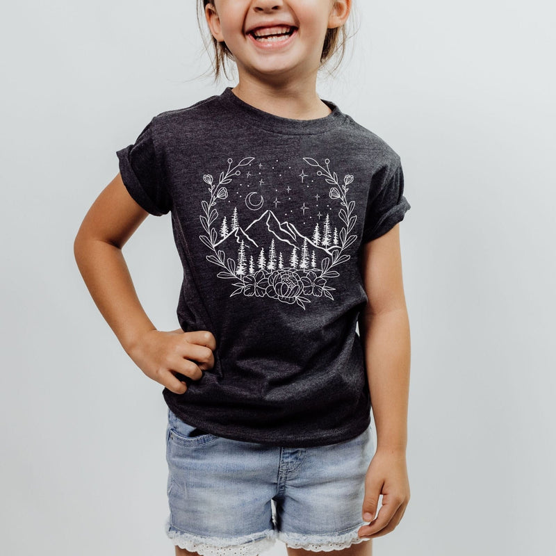 Load image into Gallery viewer, Mountain Scene Youth T-Shirt by 208 Tees
