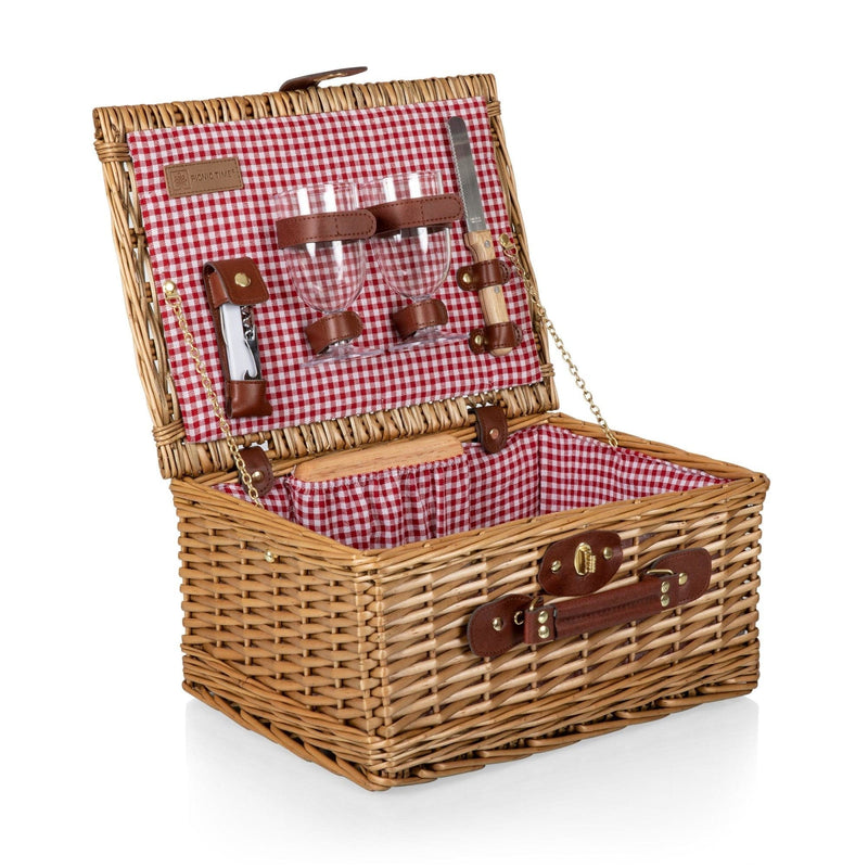 Load image into Gallery viewer, Classic Wine &amp; Cheese Picnic Basket by Picnic Time Family of Brands
