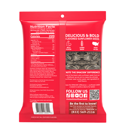 BACKYARD BBQ by SMACKIN' Sunflower Seeds