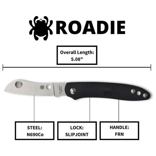 Spyderco Roadie Black Plain Edge