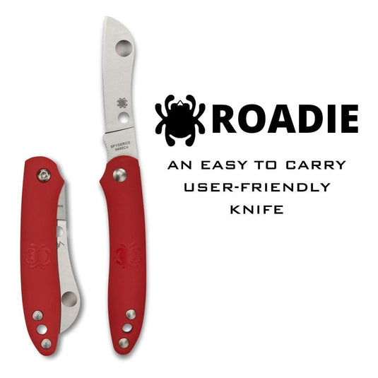 Spyderco Roadie Red Plain Edge