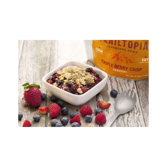 Trailtopia Adventure Food Triple Berry Crisp  - GF