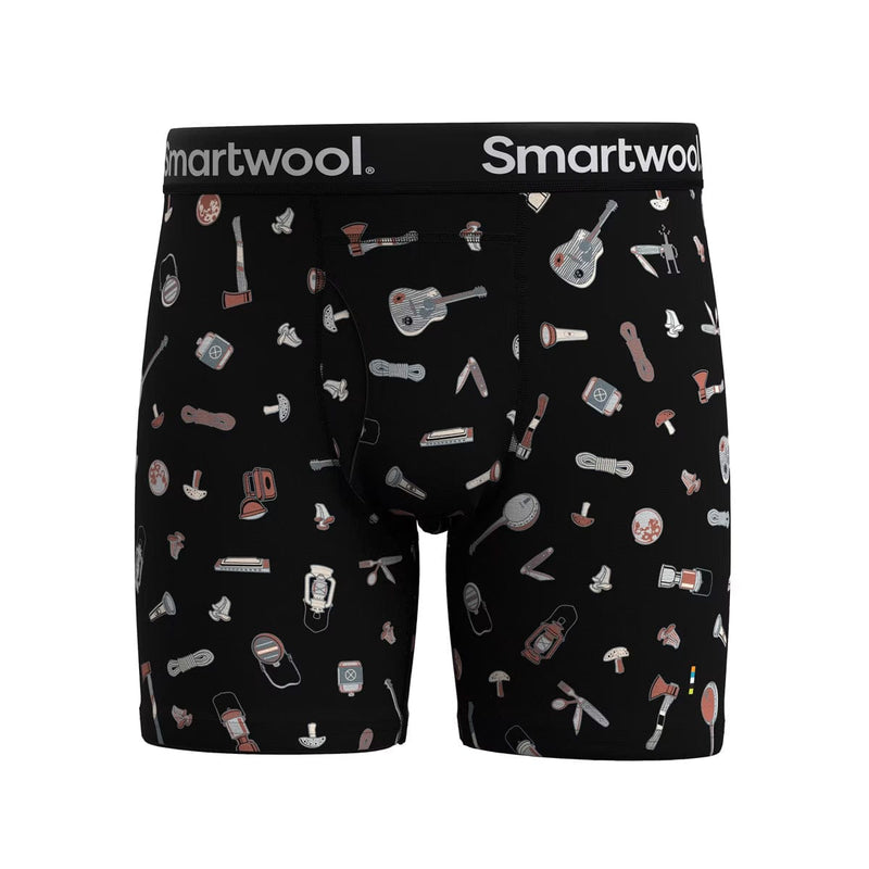 Load image into Gallery viewer, Smartwool Men&#39;s Merino Print Boxer Brief Boxed
