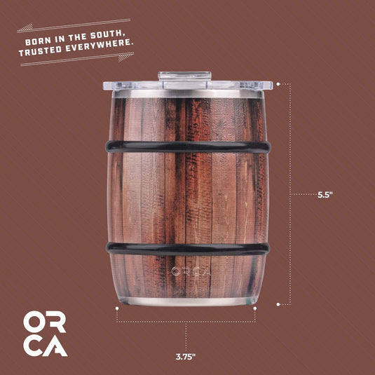 ORCA Double Barrel 24oz Oak Wood Grain