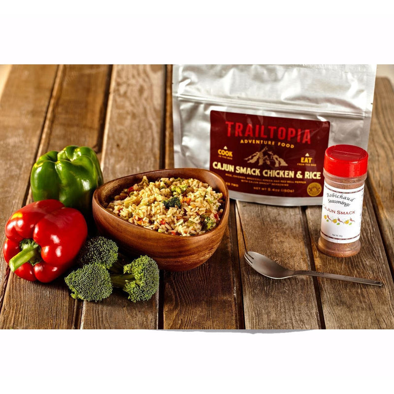 Load image into Gallery viewer, Trailtopia Adventure Food Cajun Smack Chicken &amp; Rice - SINGLE SERVE - GF
