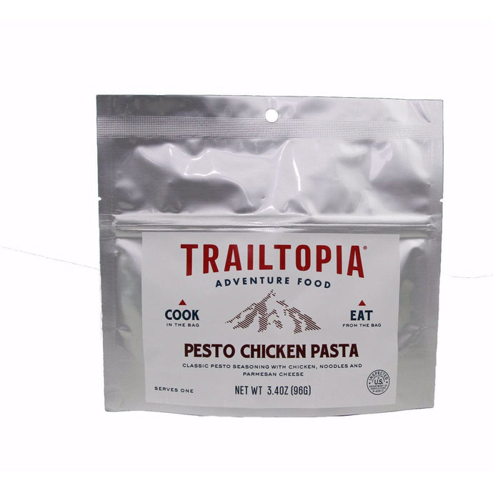 Trailtopia Adventure Food Pesto Chicken Pasta - SINGLE SERVE