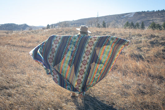 Andean Alpaca Wool Blanket - Galapagos by Alpaca Threadz