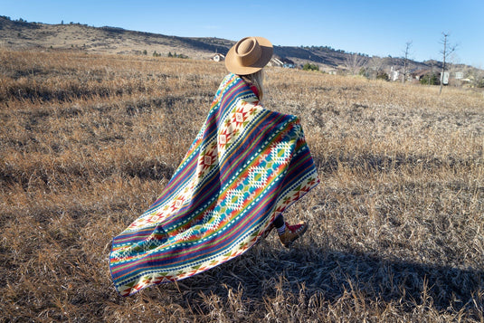 Andean Alpaca Wool Blanket - Galapagos by Alpaca Threadz