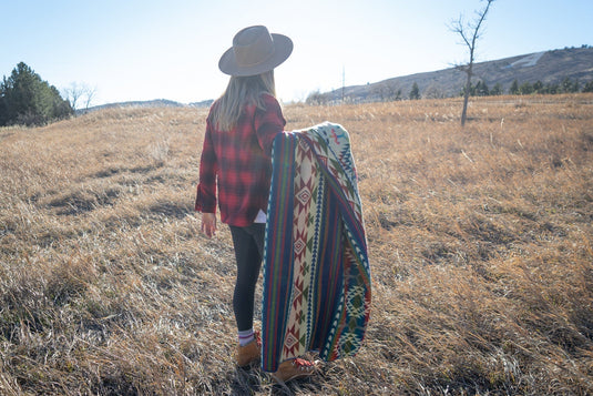 Andean Alpaca Wool Blanket - Galapagos by Alpaca Threadz