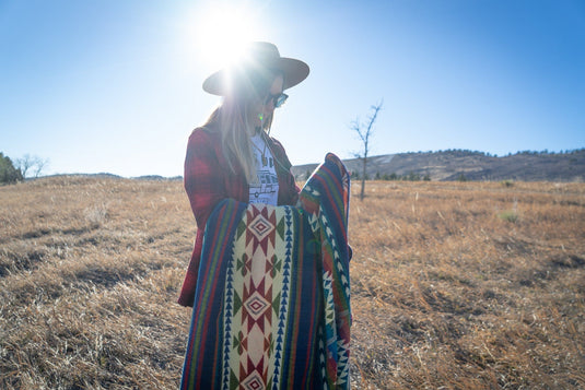 Andean Alpaca Wool Blanket - Galapagos by Alpaca Threadz