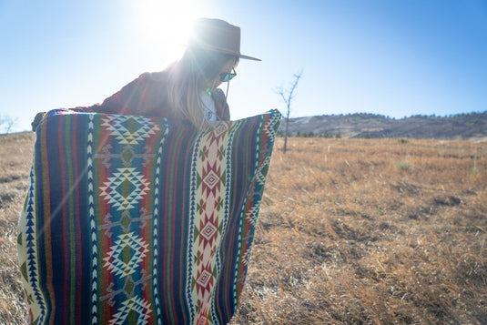 Andean Alpaca Wool Blanket - Galapagos by Alpaca Threadz