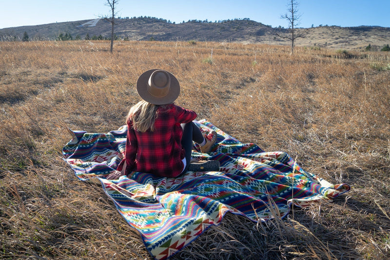 Load image into Gallery viewer, Andean Alpaca Wool Blanket - Galapagos by Alpaca Threadz
