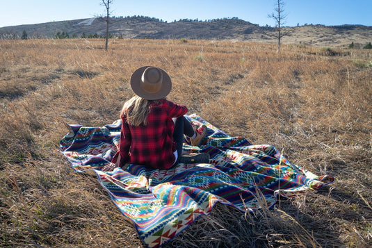 Andean Alpaca Wool Blanket - Galapagos by Alpaca Threadz