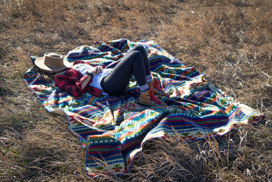 Andean Alpaca Wool Blanket - Galapagos by Alpaca Threadz