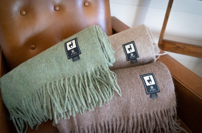 Load image into Gallery viewer, Alpaca Wool Throw Blanket - Solid Colors by Alpaca Threadz
