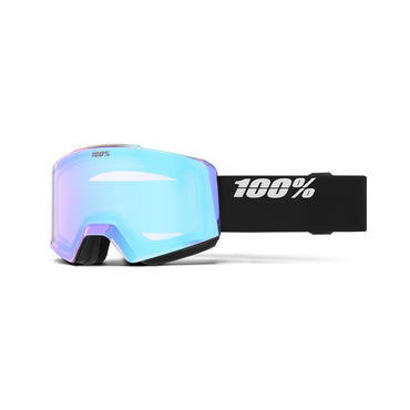 100% NORG HiPER Goggle Black/Silver - Mirror Silver Lens