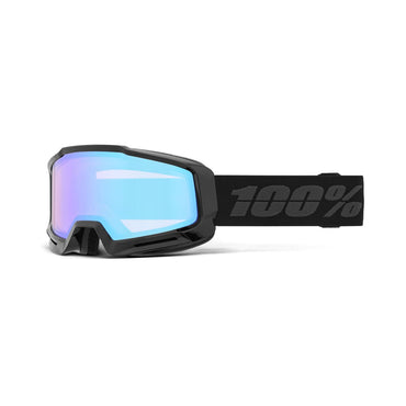 100% OKAN HiPER Goggle Black/Turquoise - Mirror Turquoise Lens