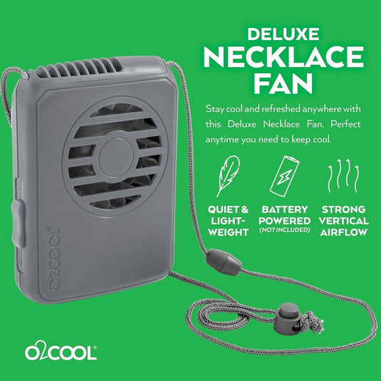 O2COOL Deluxe Necklace Fan