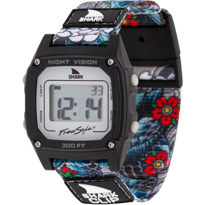 Load image into Gallery viewer, Freestyle Shark Classic Clip D-koi Tattoo Black Watch
