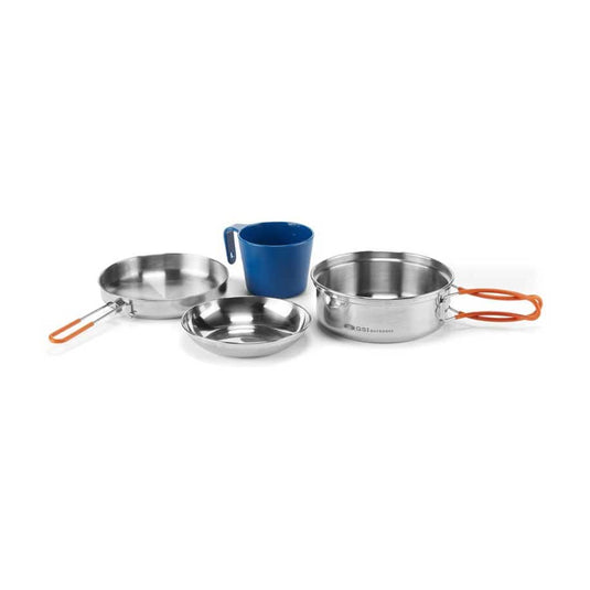 GSI Outdoors Glacier Stainless 1 Person Mess Kit