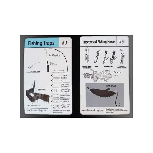 Grim Workshop Tip Card: #9 Tip Card- Fish Trap and Improvised Hooks