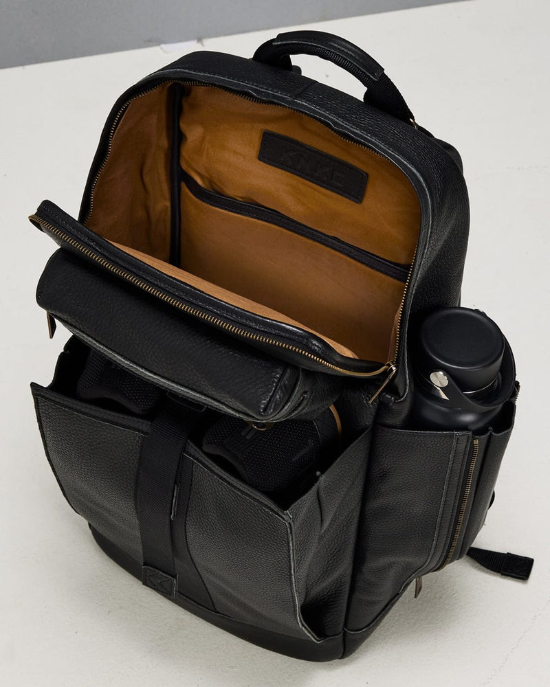 Load image into Gallery viewer, Heritage Leather Backpack By King Kong Apparel
