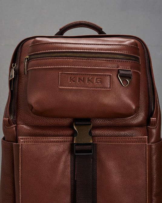 Heritage Leather Backpack By King Kong Apparel