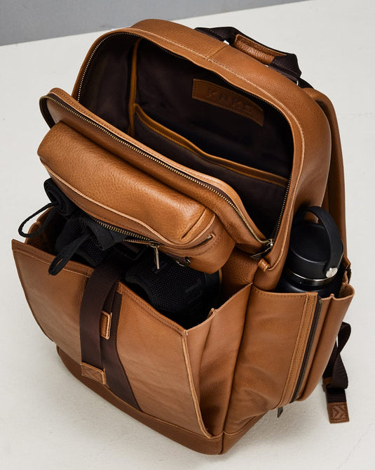 Heritage Leather Backpack By King Kong Apparel