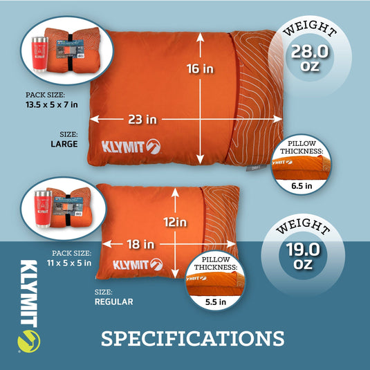 Drift™ Camp Pillows by Klymit