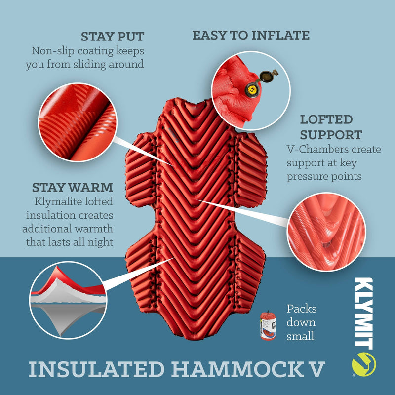 Load image into Gallery viewer, Insulated Hammock V™ Sleeping Pad by Klymit
