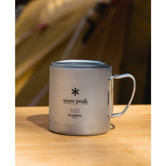 Snow Peak Titanium Double Wall Mug 450 ML