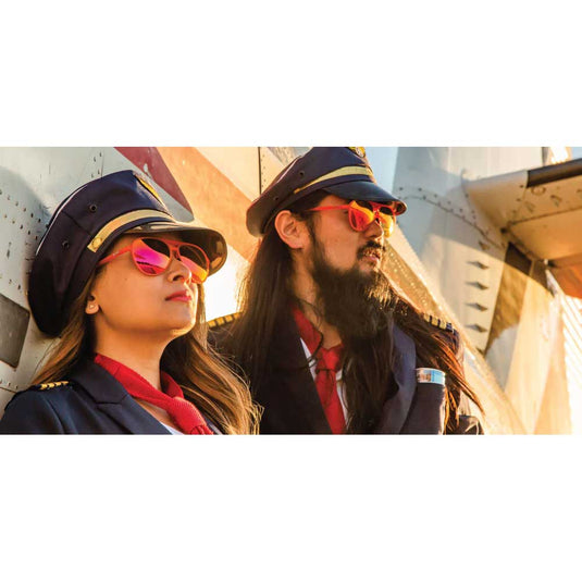 goodr Mach G Sunglasses - Captain Blunt's Red-Eye