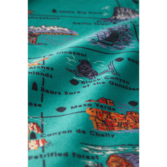 Nomadix Ultralight Towel: National Parks and Monuments Map