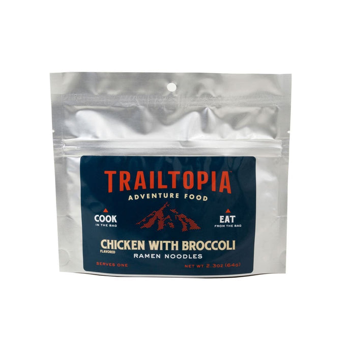 Trailtopia Adventure Food Ramen Noodles - Chicken flavored with Broccoli