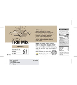 Shar Savory 3.7oz Tube TrailMix