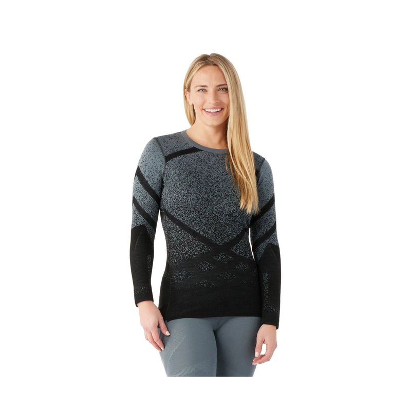 Load image into Gallery viewer, Smartwool Women&#39;s Intraknit Thermal Merino Base Layer Pattern Crew
