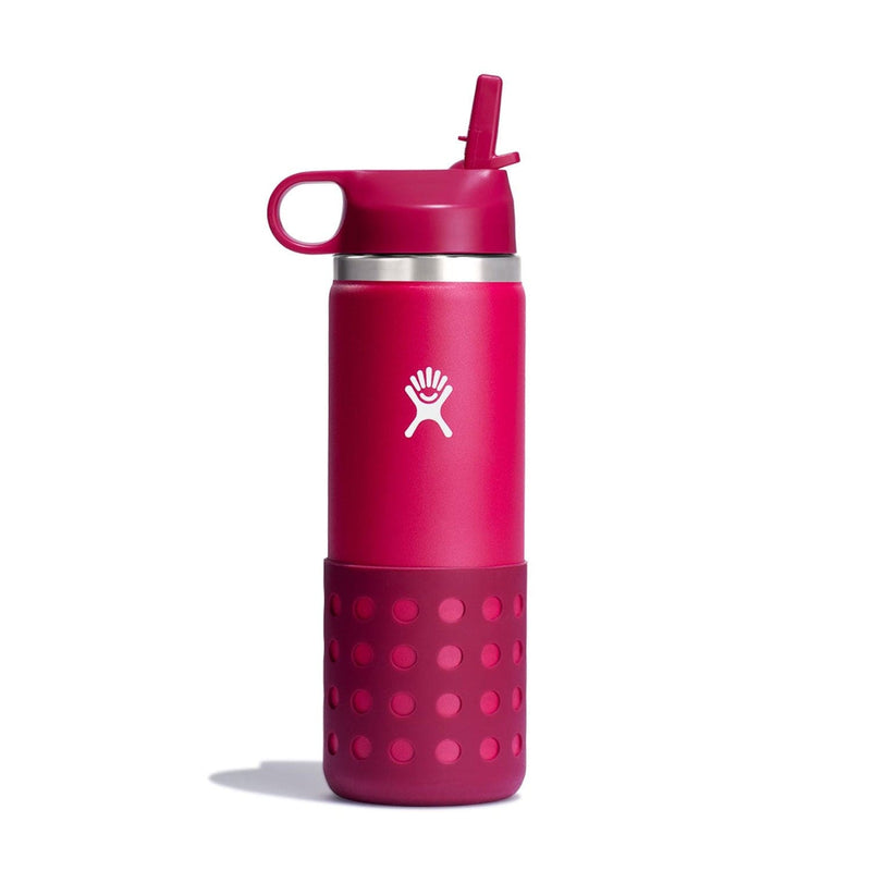 Load image into Gallery viewer, Hydro Flask 20 oz. Kid&#39;s Wide Mouth Straw Lid and Boot Bottle
