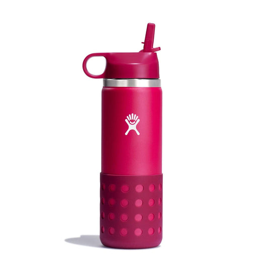 Hydro Flask 20 oz. Kid's Wide Mouth Straw Lid and Boot Bottle