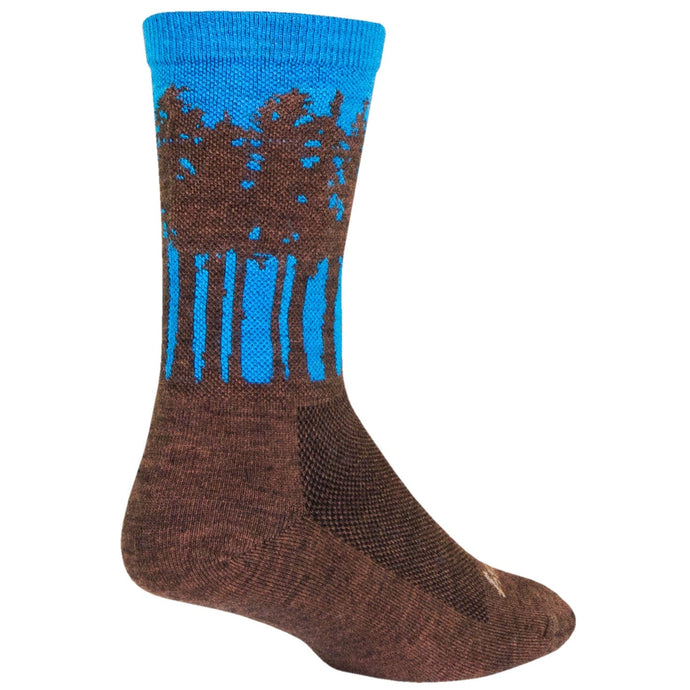 SockGuy Treeline 6 Inch Wool Crew