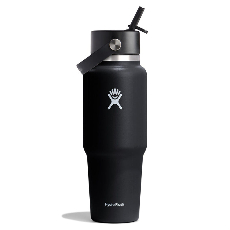 Load image into Gallery viewer, Hydro Flask 32 oz Wide Mouth Travel Bottle with Flex Straw Cap
