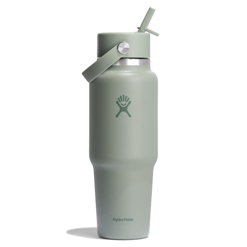 Load image into Gallery viewer, Hydro Flask 32 oz Wide Mouth Travel Bottle with Flex Straw Cap
