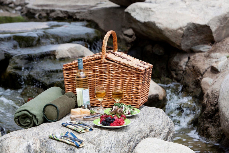 Load image into Gallery viewer, Somerset Picnic Basket by Picnic Time Family of Brands
