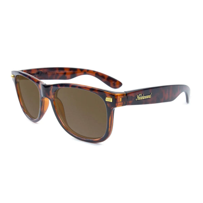 Knockaround Fort Knocks Sunglasses - Glossy Tortoise Shell / Amber